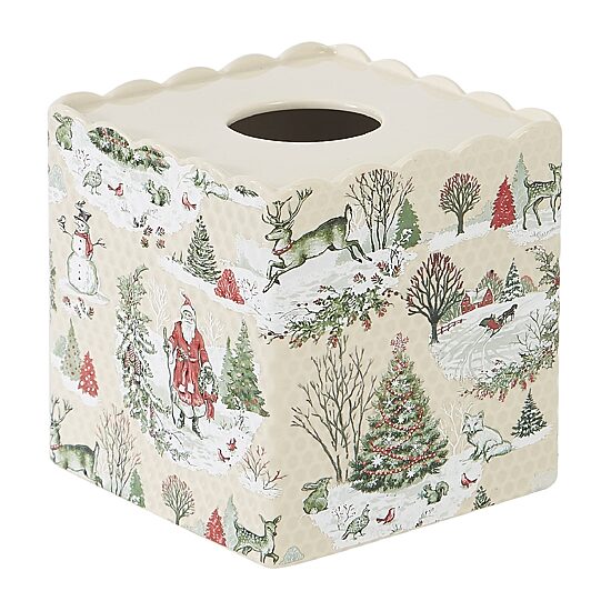 Avanti Yuletide Tissue Box Cover