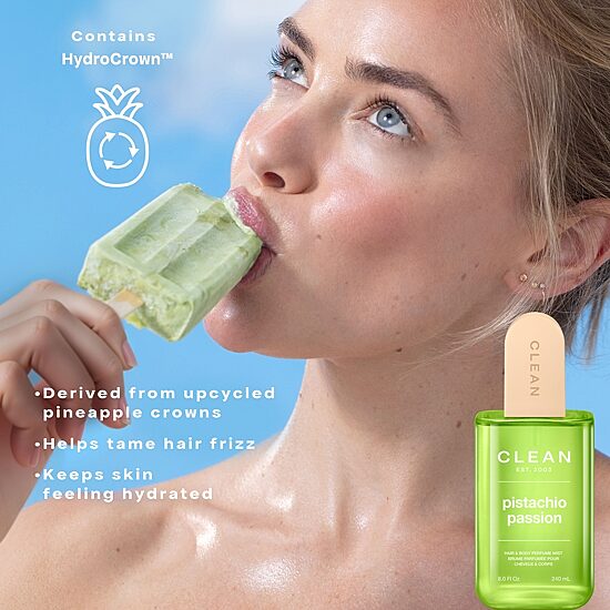 CLEAN Pistachio Passion Hair&Body Perfume Mist, 8.0oz