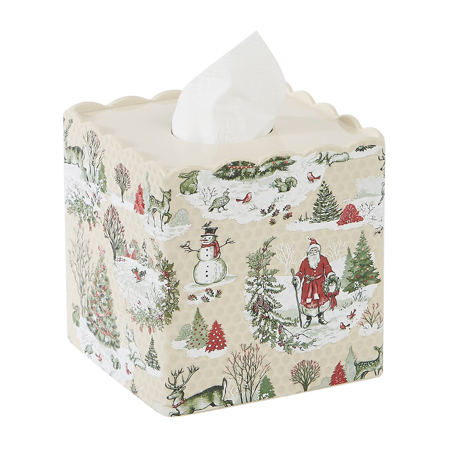 Avanti Yuletide Tissue Box Cover