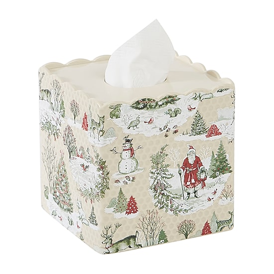 Avanti Yuletide Tissue Box Cover