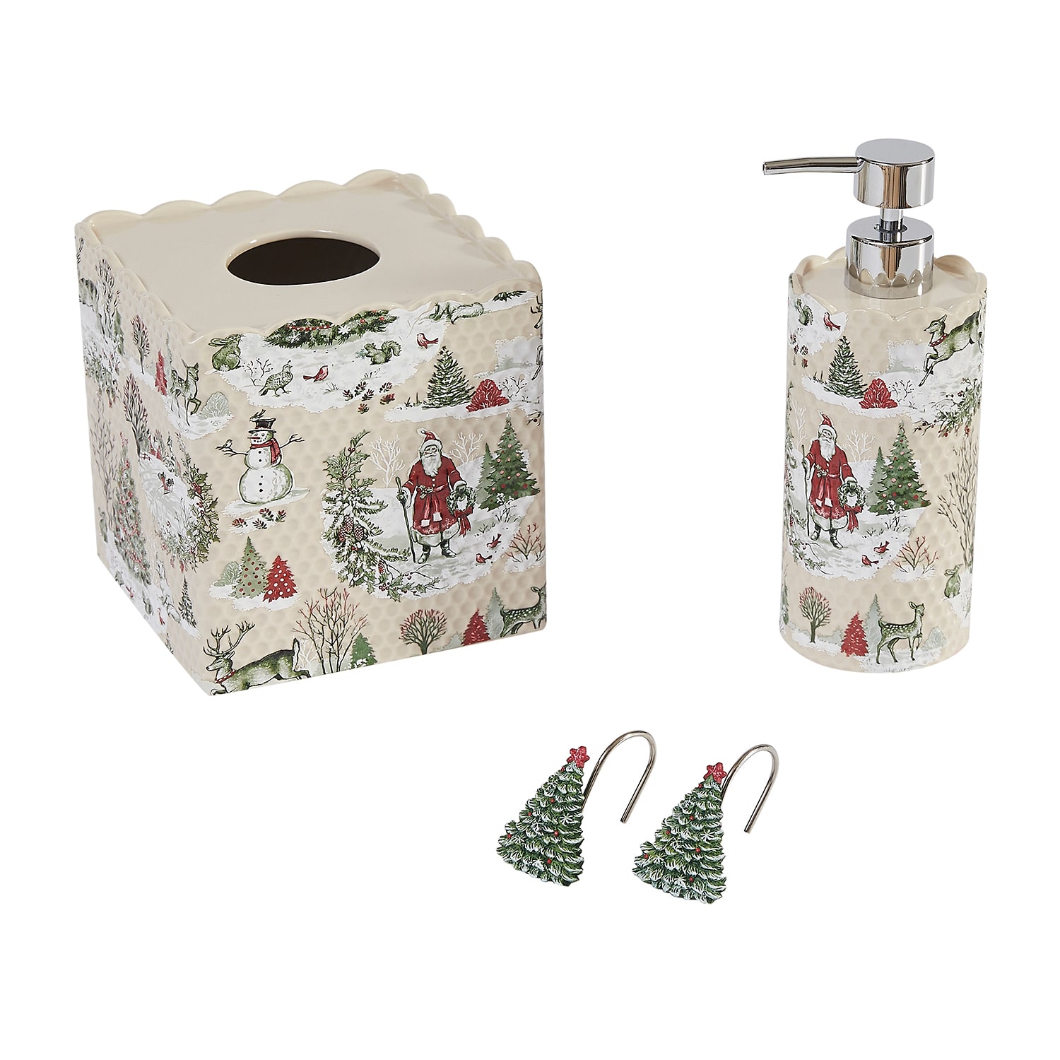 Avanti Yuletide Tissue Box Cover