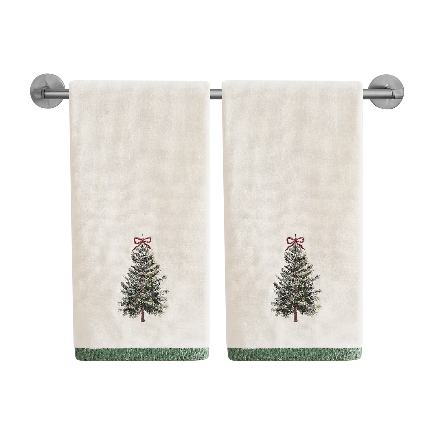 Avanti Snowy Pines 2 Pack Hand Towel