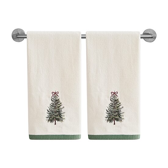 Avanti Snowy Pines 2 Pack Hand Towel