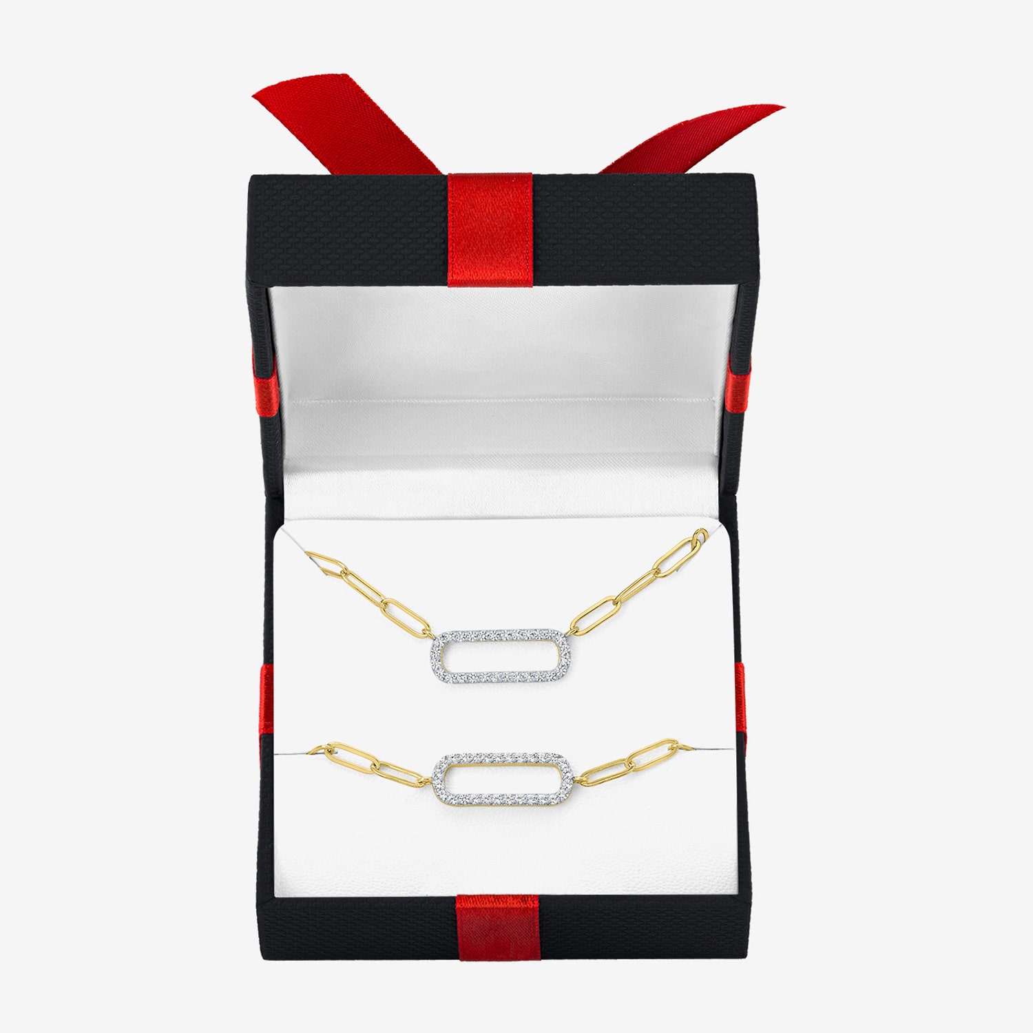 Yes, Please! Womens Lab Created White Sapphire 14K Gold Over Brass 2-pc. Jewelry Set