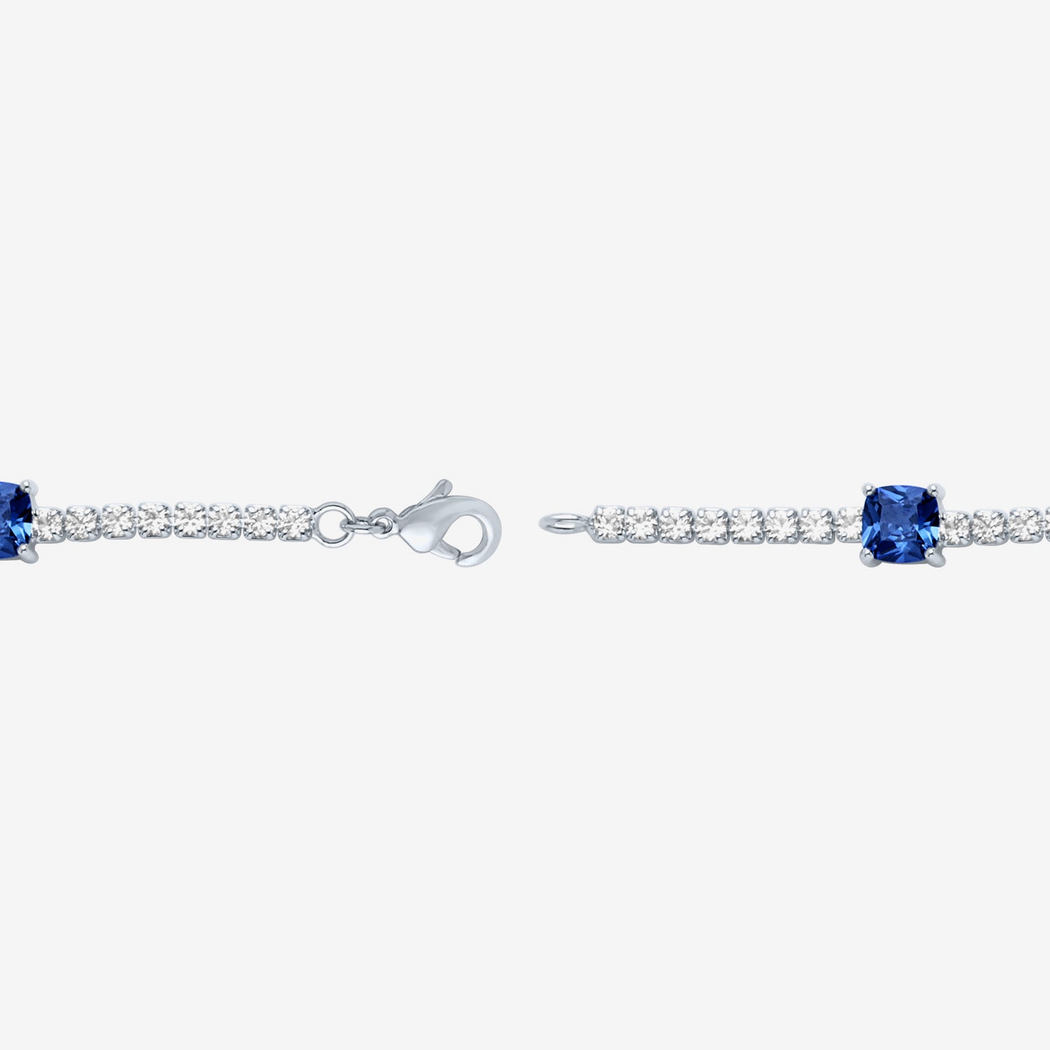 Yes, Please! Womens Pure Silver Over Brass 7.5 Inch Solid Chain Bracelet