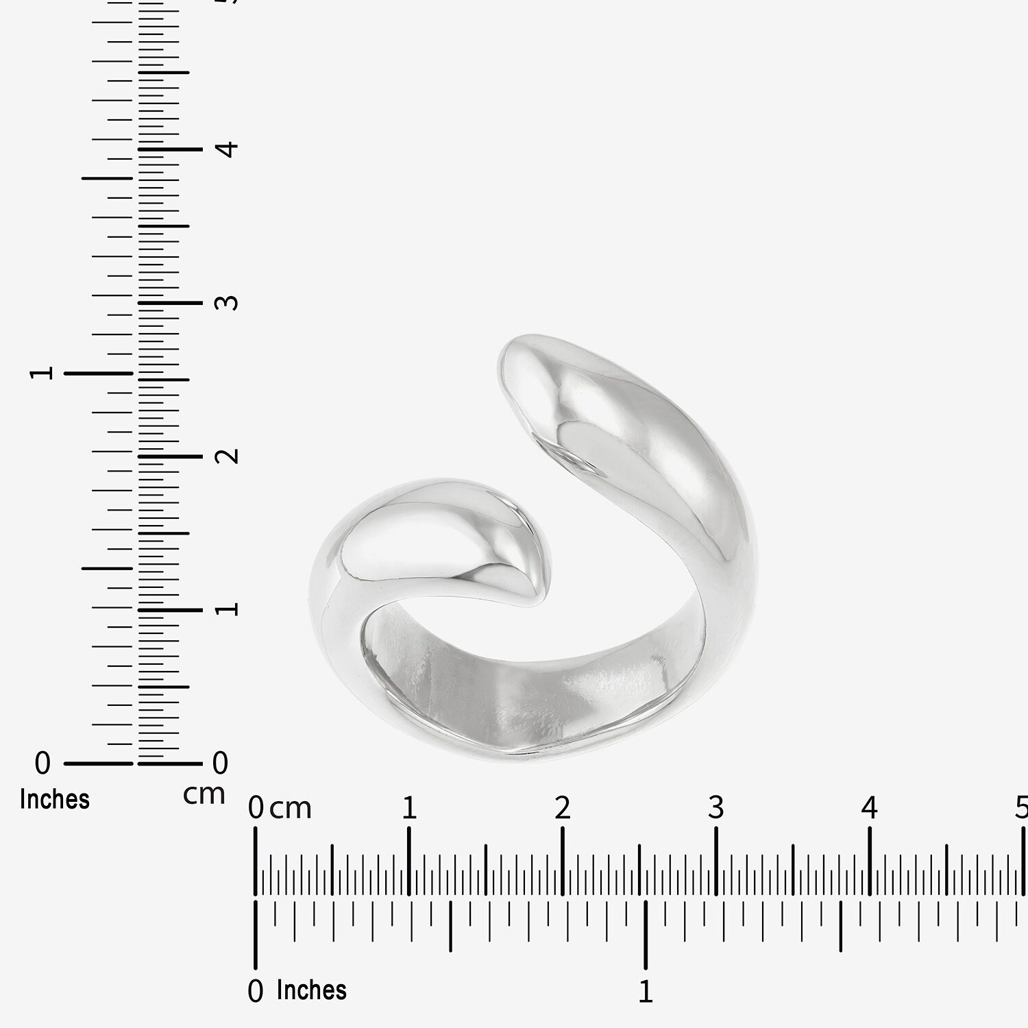 Limited Quantities! Womens 16MM Sterling Silver Bypass  Band