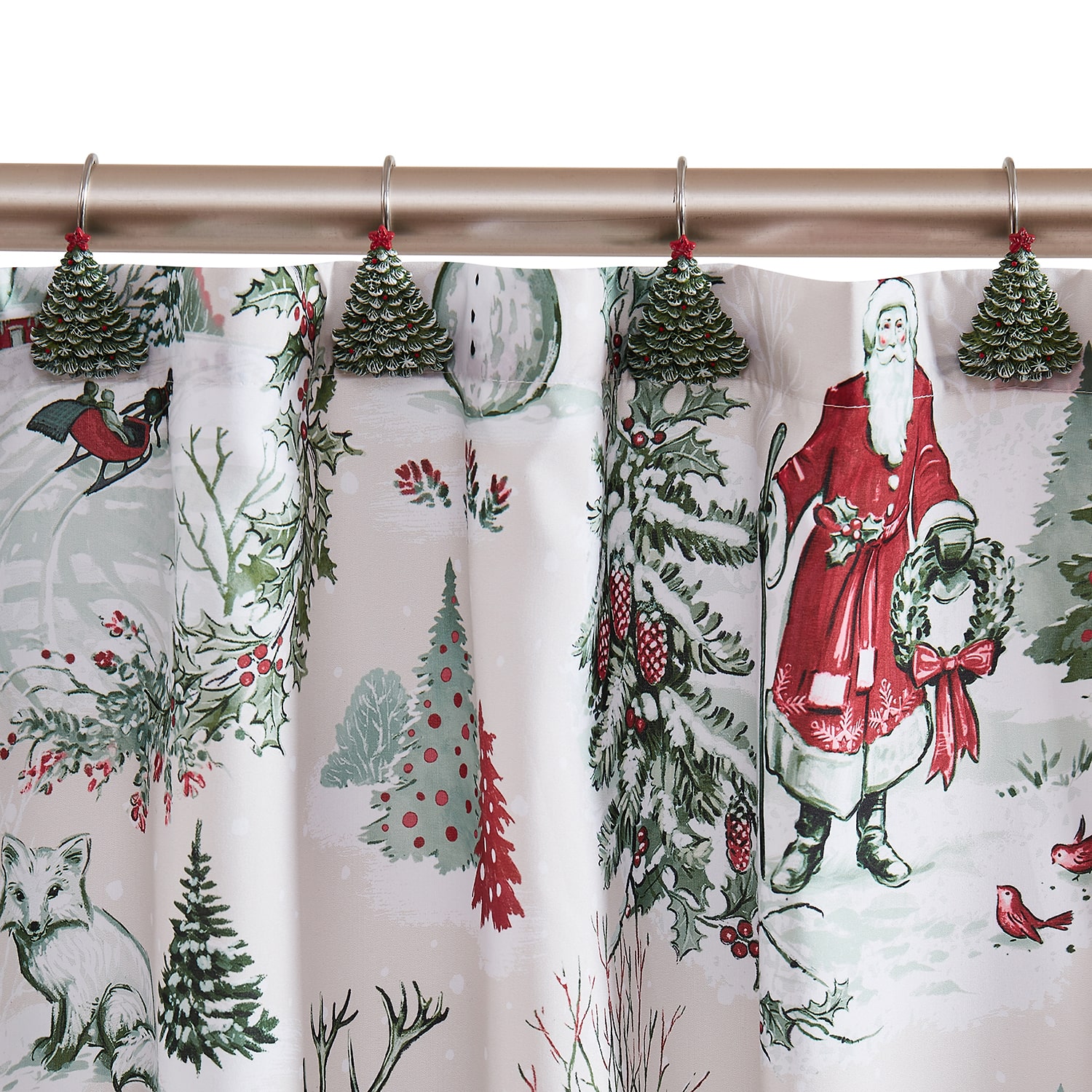 Avanti Yuletide Shower Curtain