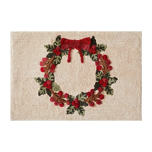 Avanti Patchwork Plaid Bath Rug In Brown