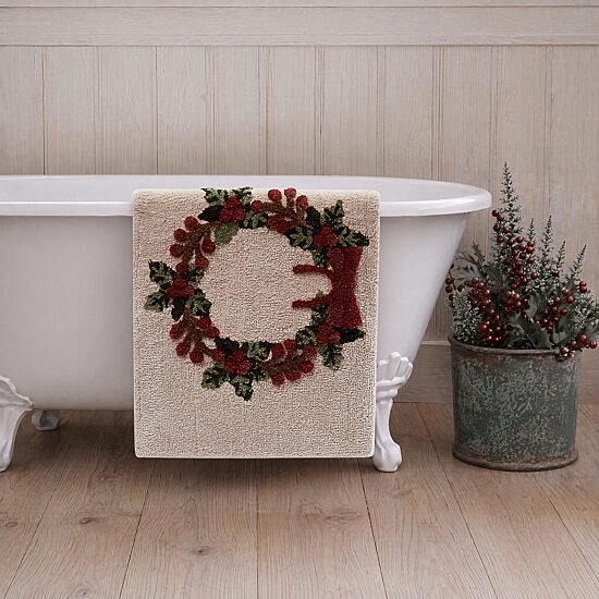 Avanti Patchwork Plaid Bath Rug