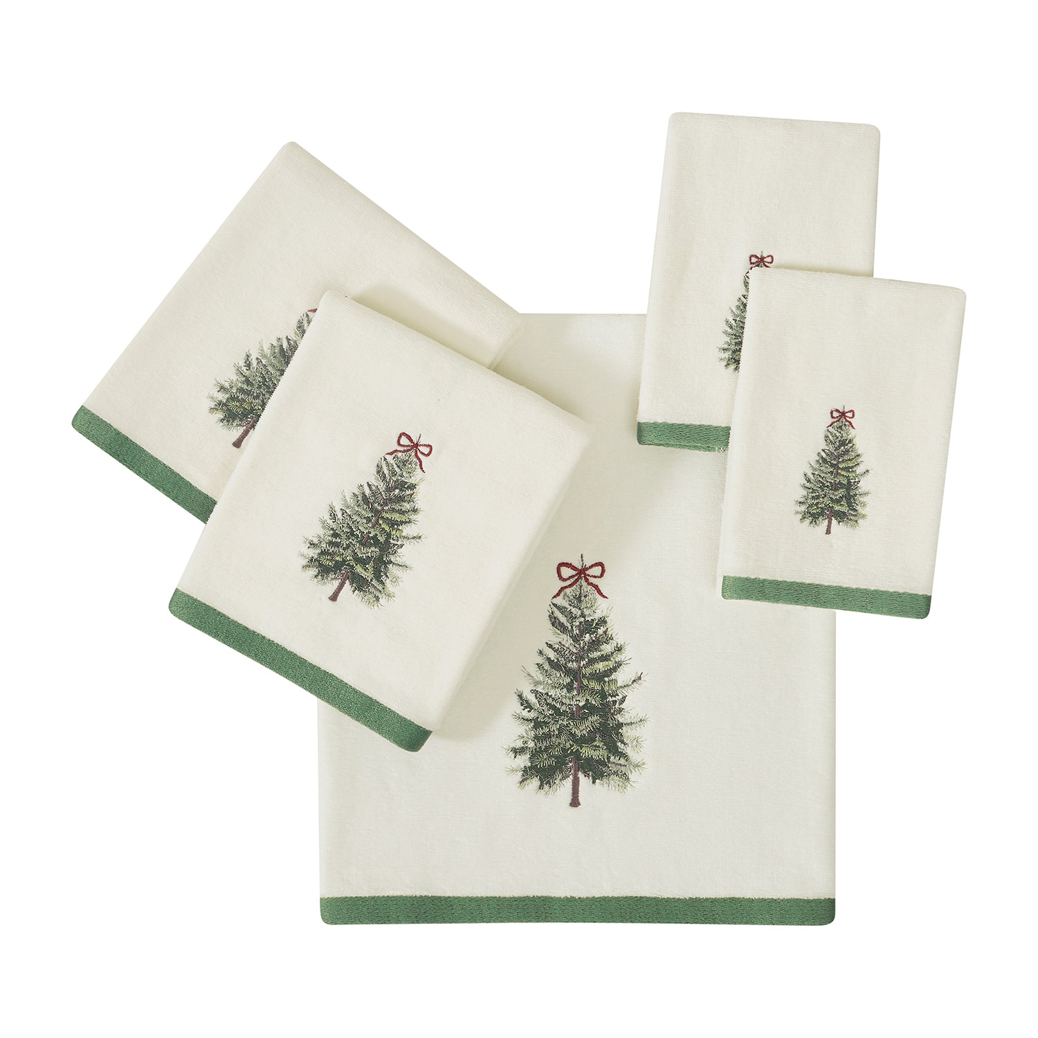 Avanti Snowy Pines 2 Pack Hand Towel