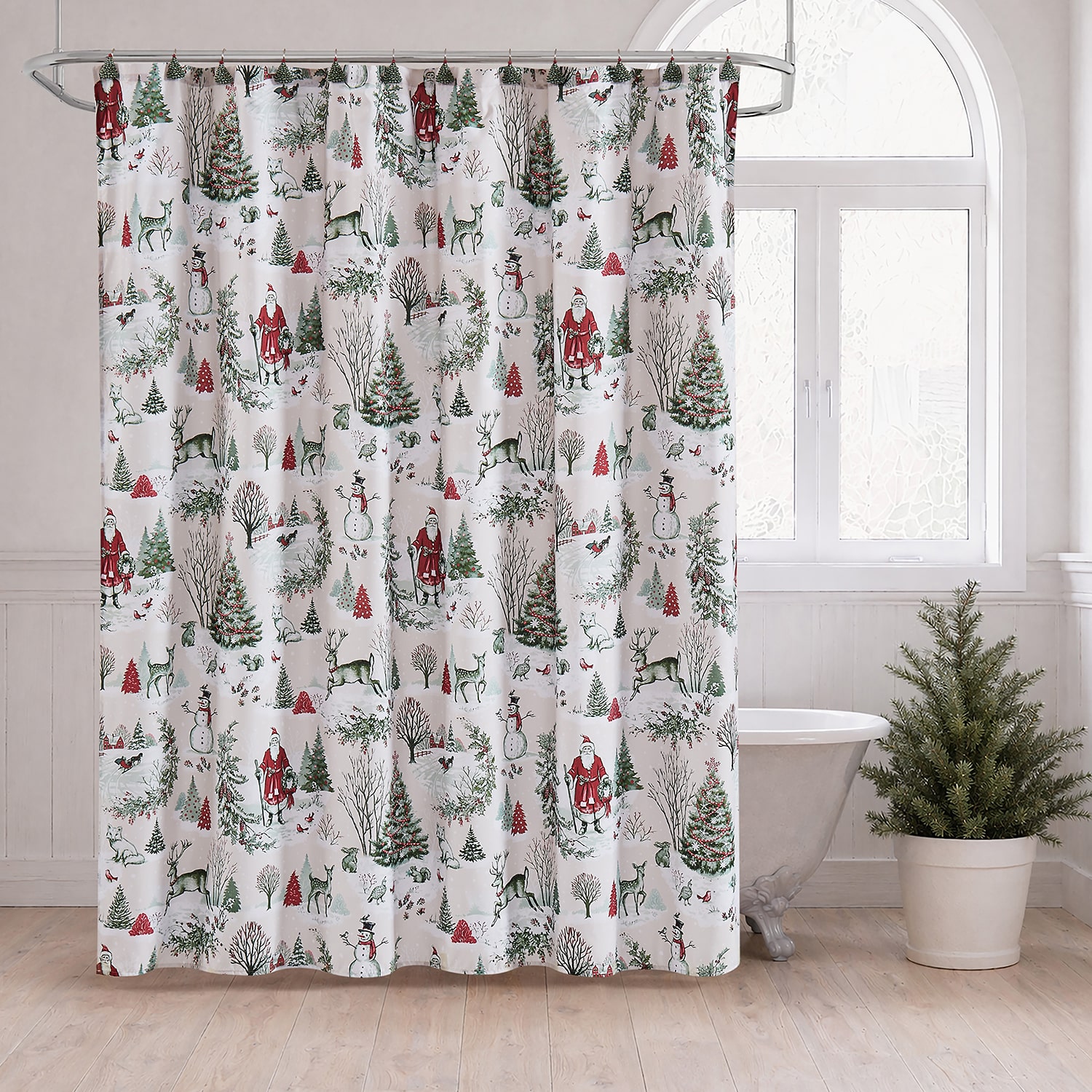 Avanti Yuletide Shower Curtain