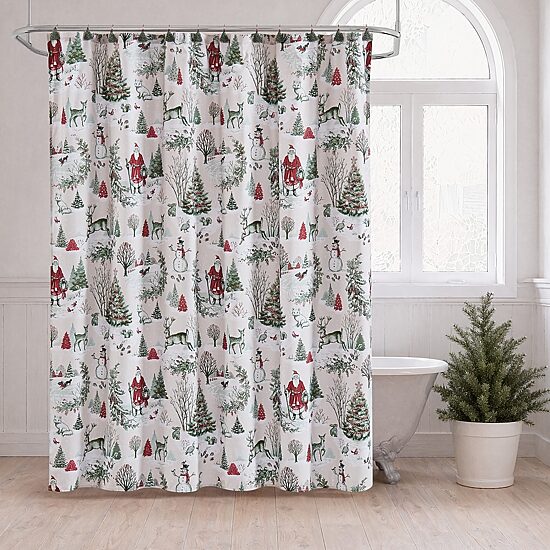 Avanti Yuletide Shower Curtain