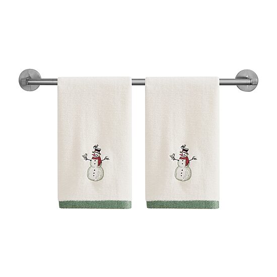 Avanti Yuletide 2 Pack Fingertip Towel