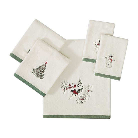 Avanti Yuletide 2 Pack Fingertip Towel