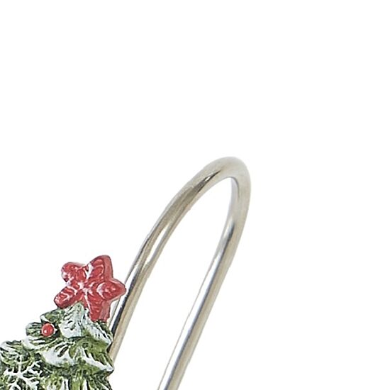 Avanti Yuletide Shower Curtain Hooks