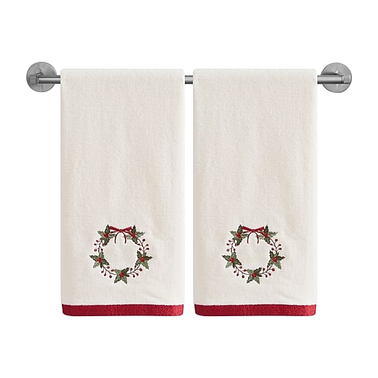 Avanti Patchwork Plaid 2 Pack Hand Towel