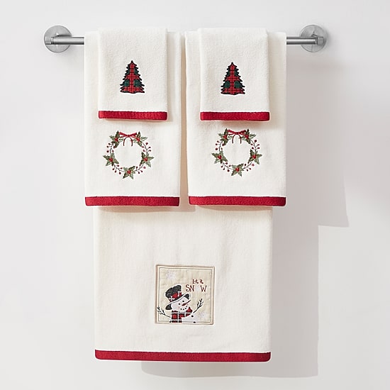 Avanti Patchwork Plaid 2 Pack Hand Towel