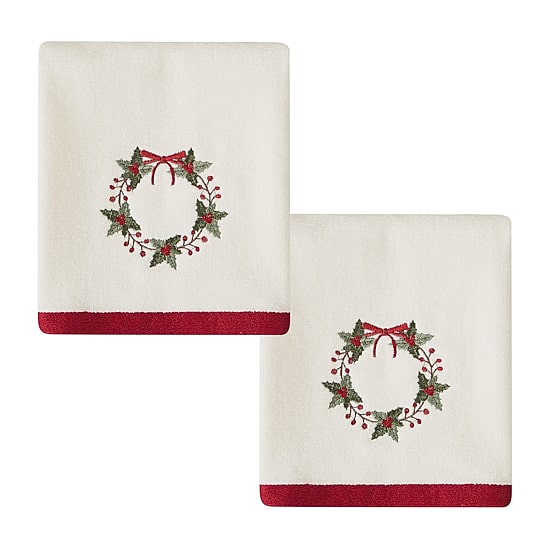 Avanti Patchwork Plaid 2 Pack Hand Towel