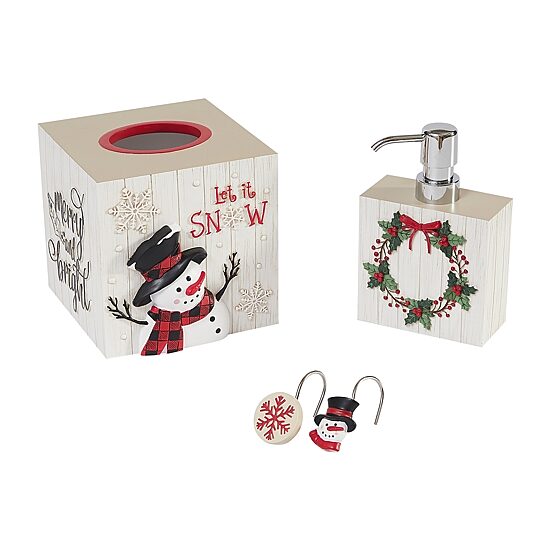 Avanti Patchwork Plaid Tissue Box Cover