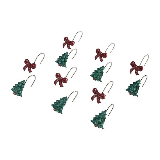 Avanti Snowy Pines Shower Curtain Hooks