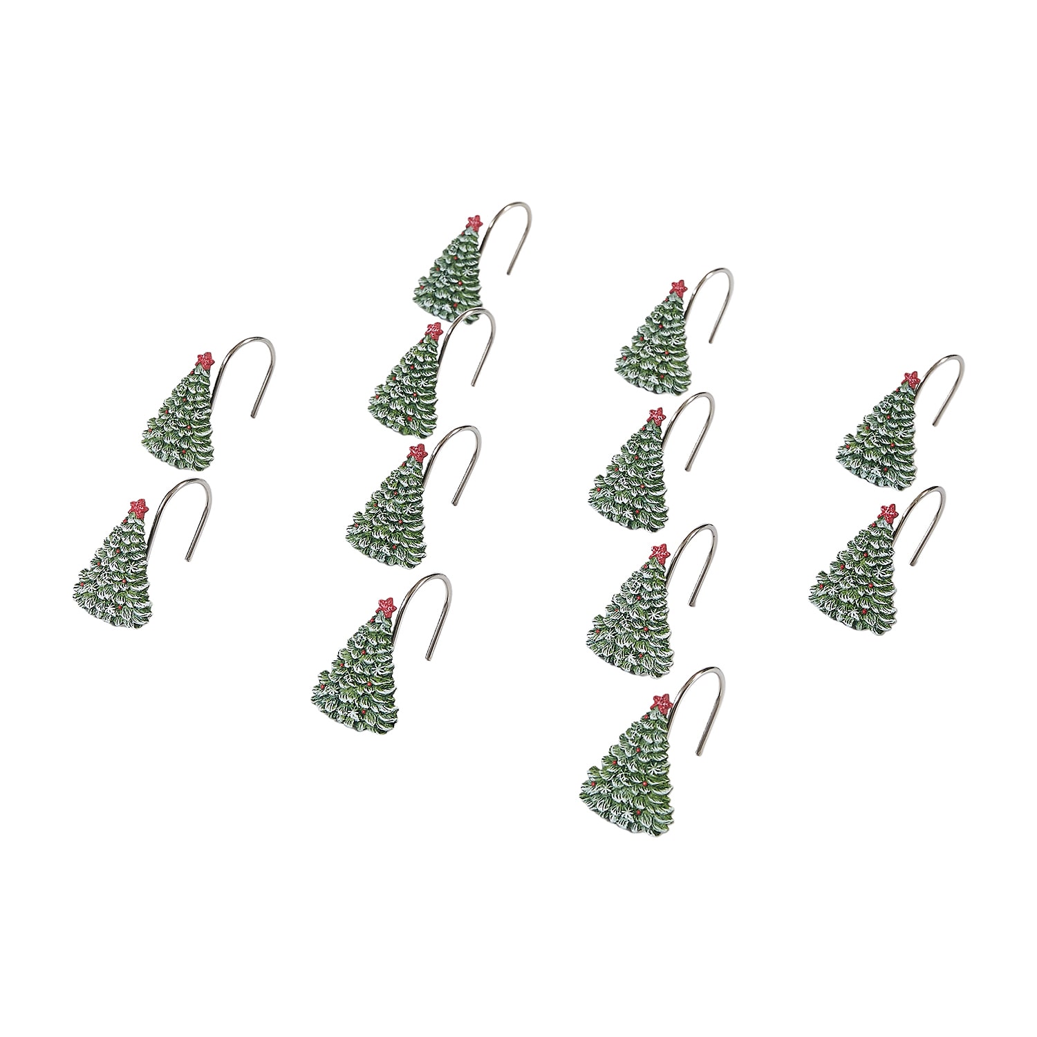 Avanti Yuletide Shower Curtain Hooks