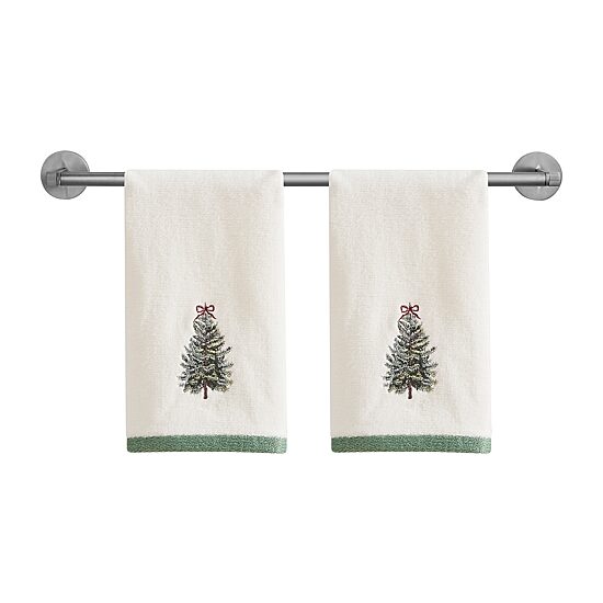 Avanti Snowy Pines 2 Pack Fingertip Towel