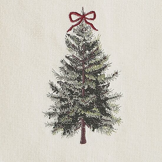 Avanti Snowy Pines 2 Pack Fingertip Towel