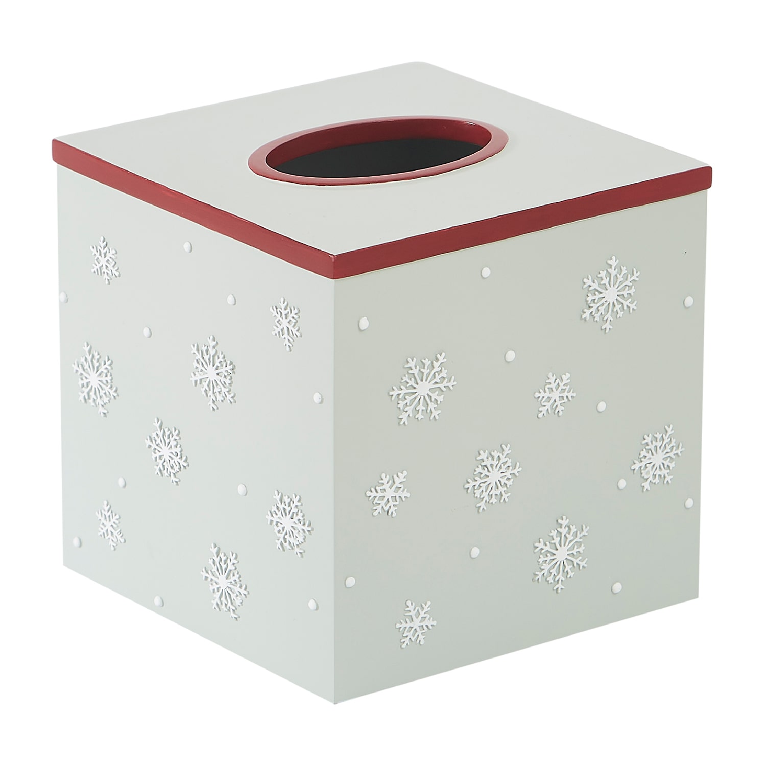 Avanti Snowy Pines Tissue Box Cover