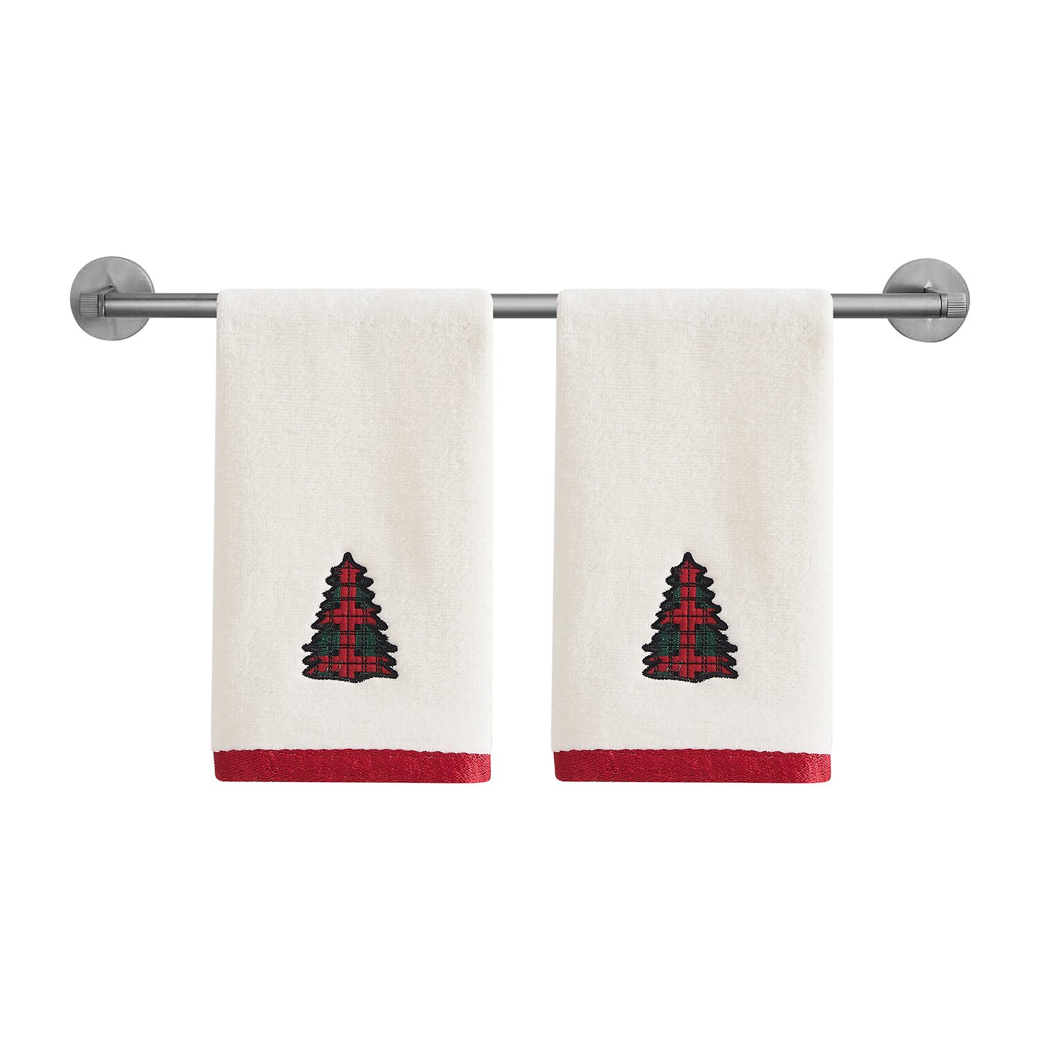 Avanti Patchwork Plaid 2 Pack Fingertip Towel
