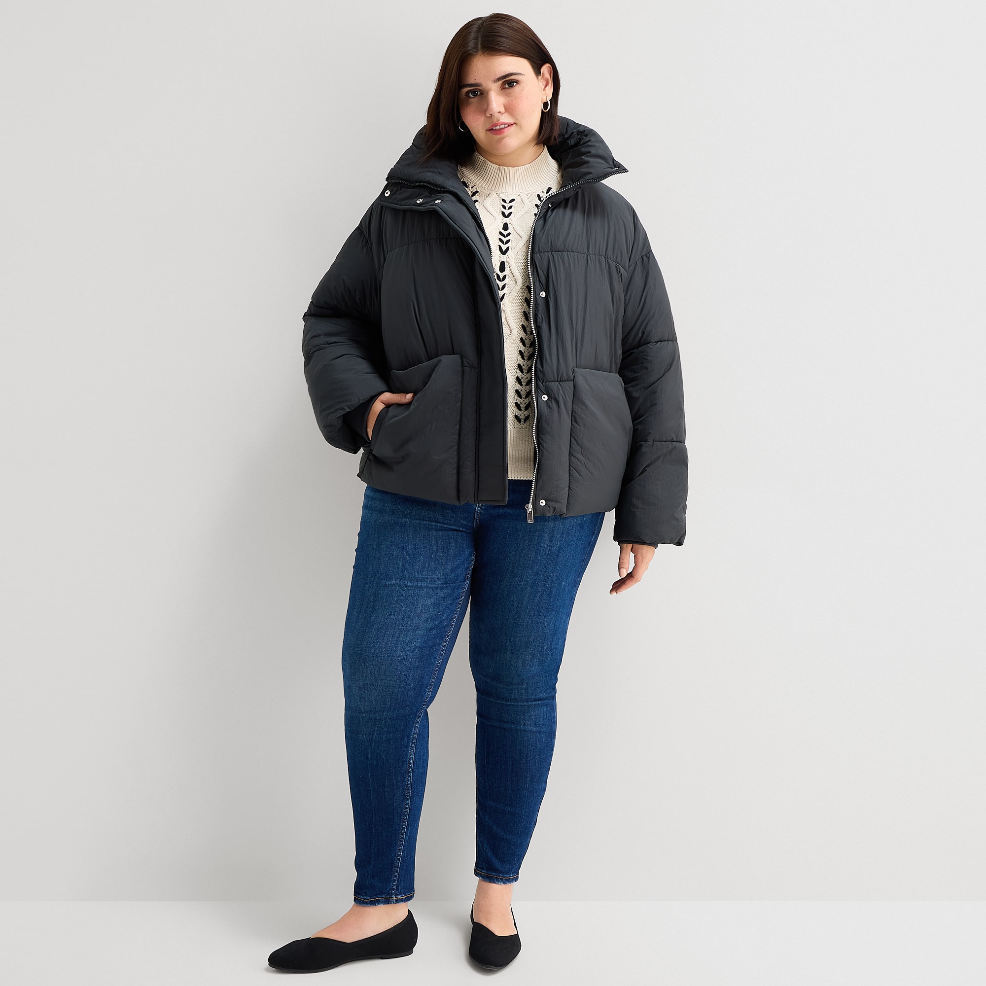 a.n.a Womens Midweight Jacket