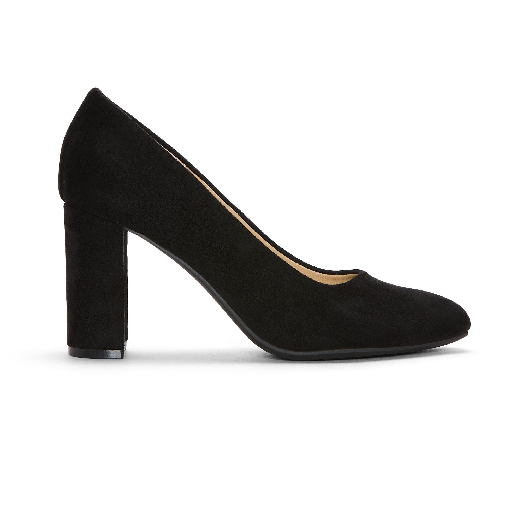 CL by Laundry Lofty Womens Round Closed Toe Block Heel Pumps