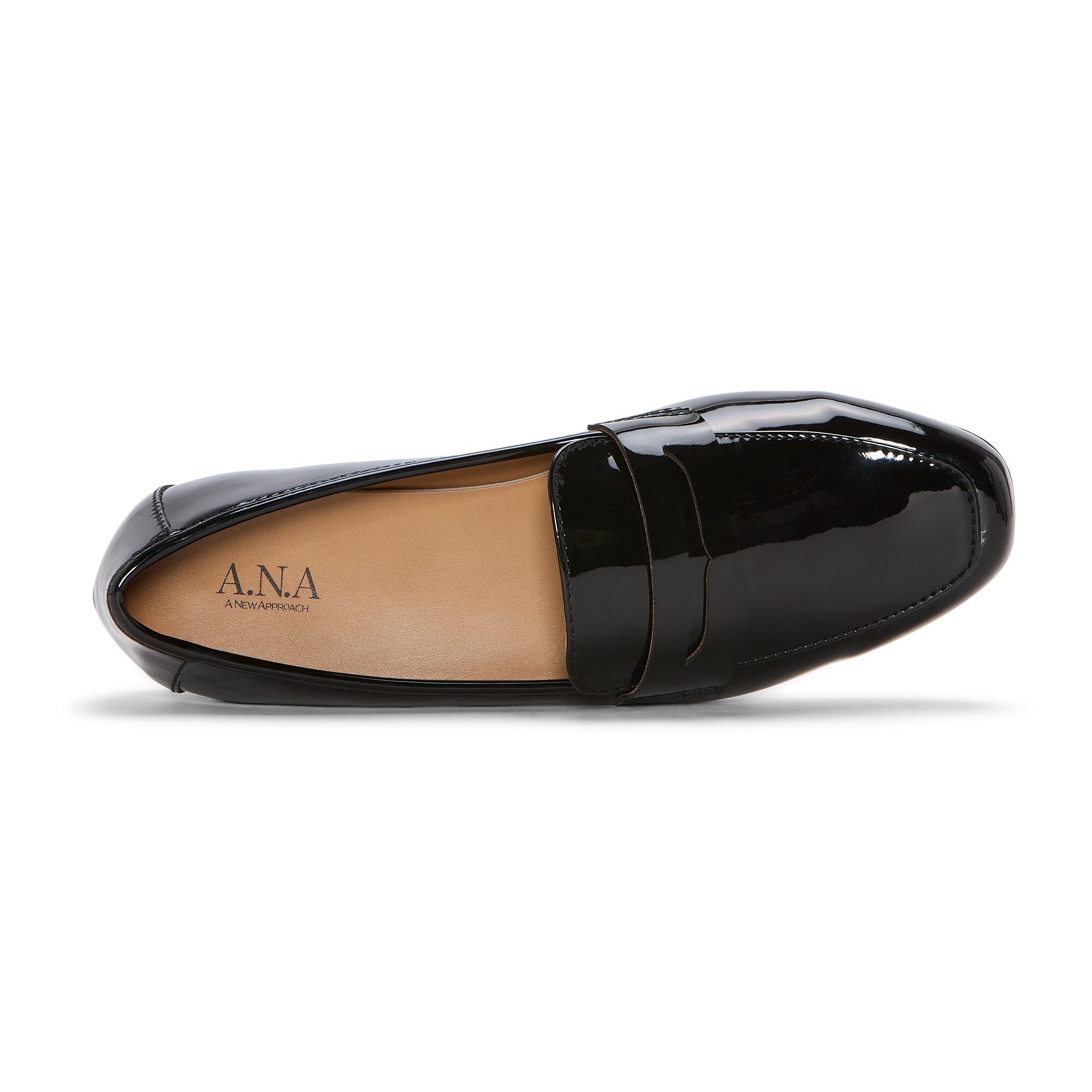 A.N.A Faux Leather Penny\N Womens Square Closed Toe Loafers