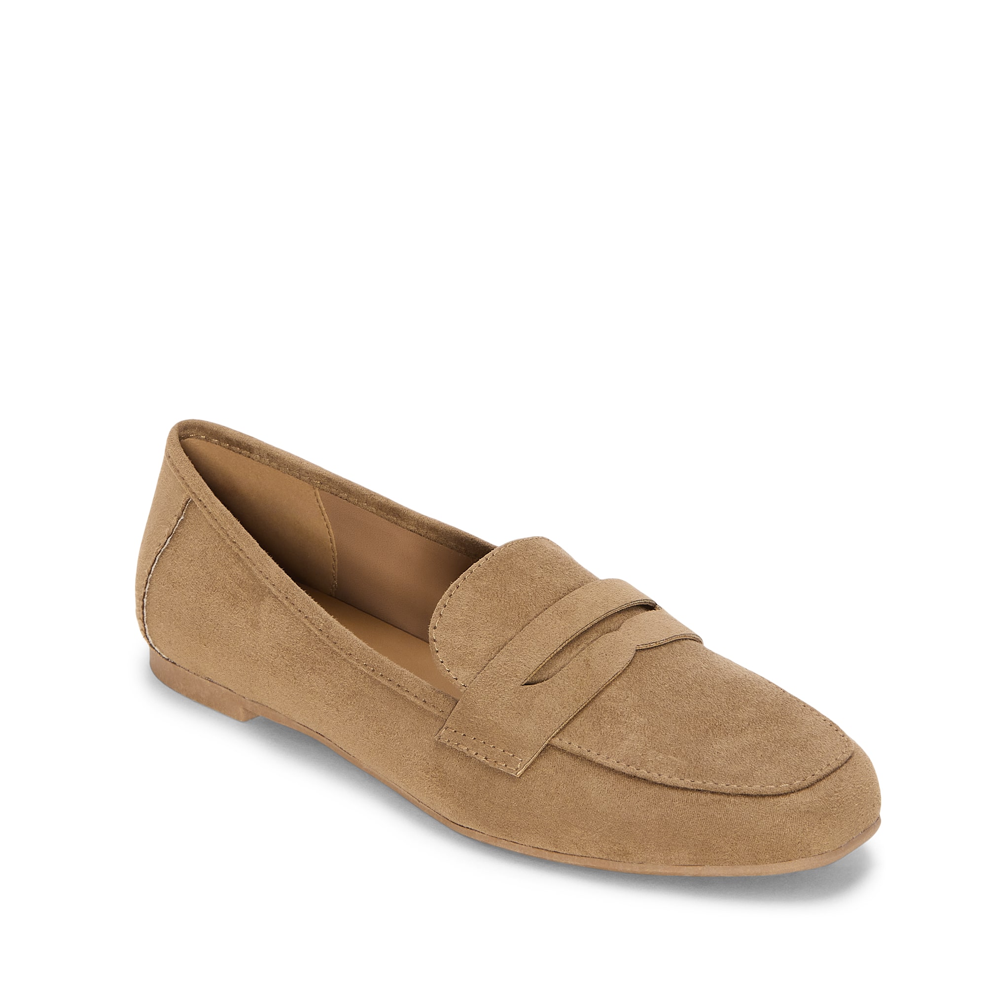 A.N.A Micro Suede Penny\N Womens Square Closed Toe Loafers