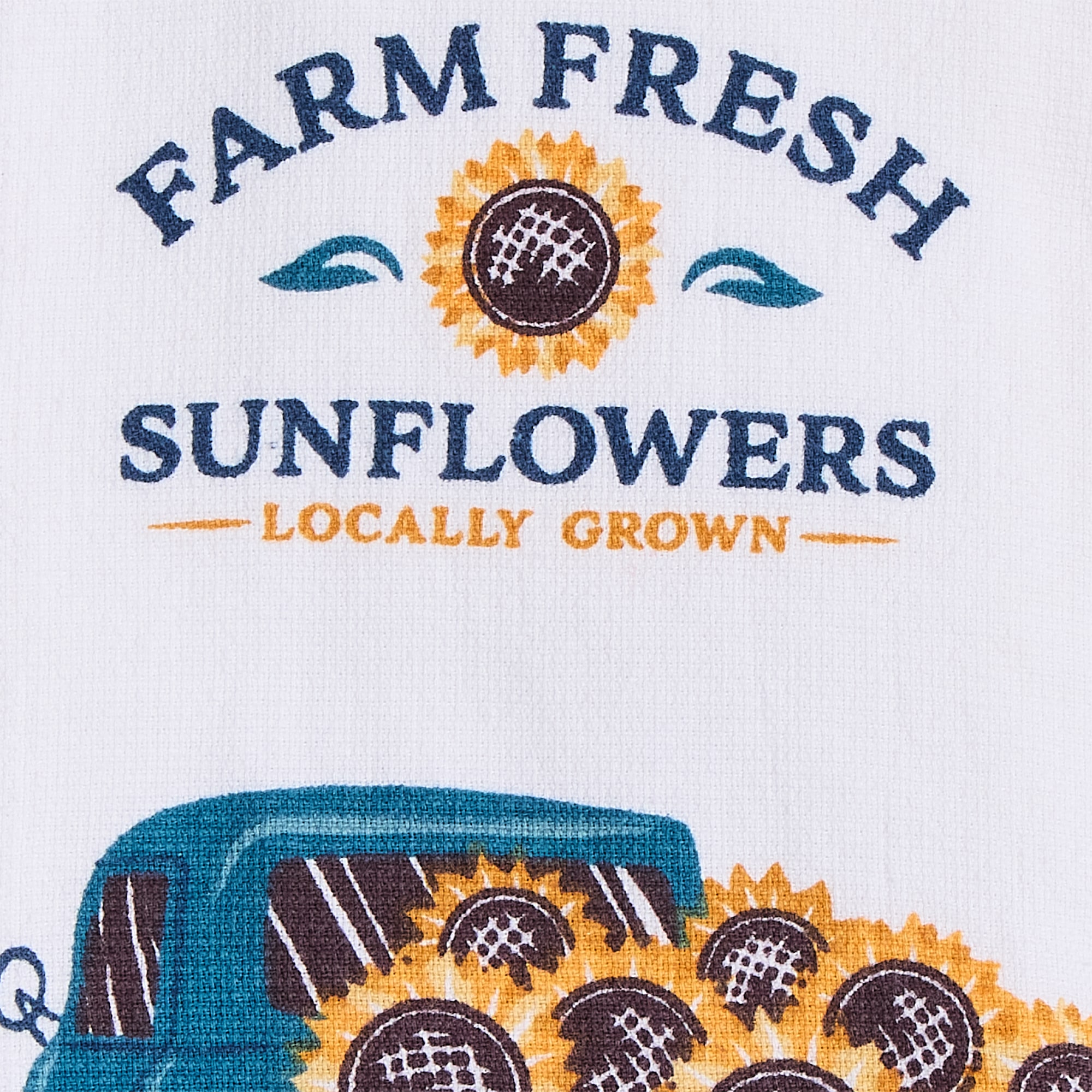 Layerings Sunflower Truck 2-pc. Kitchen Towel Set