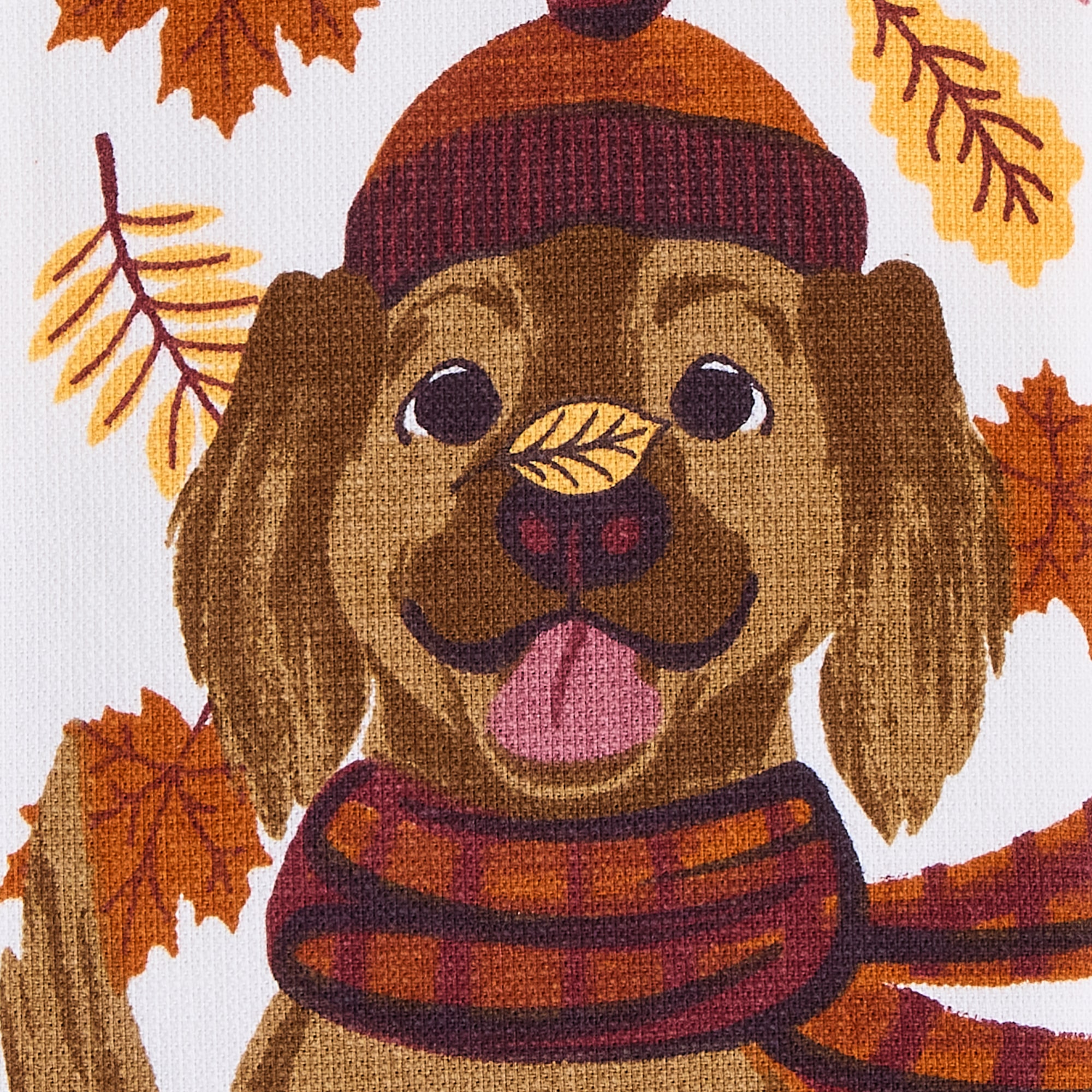 Layerings Leaf Pile Pup 2-pc. Kitchen Towel Set