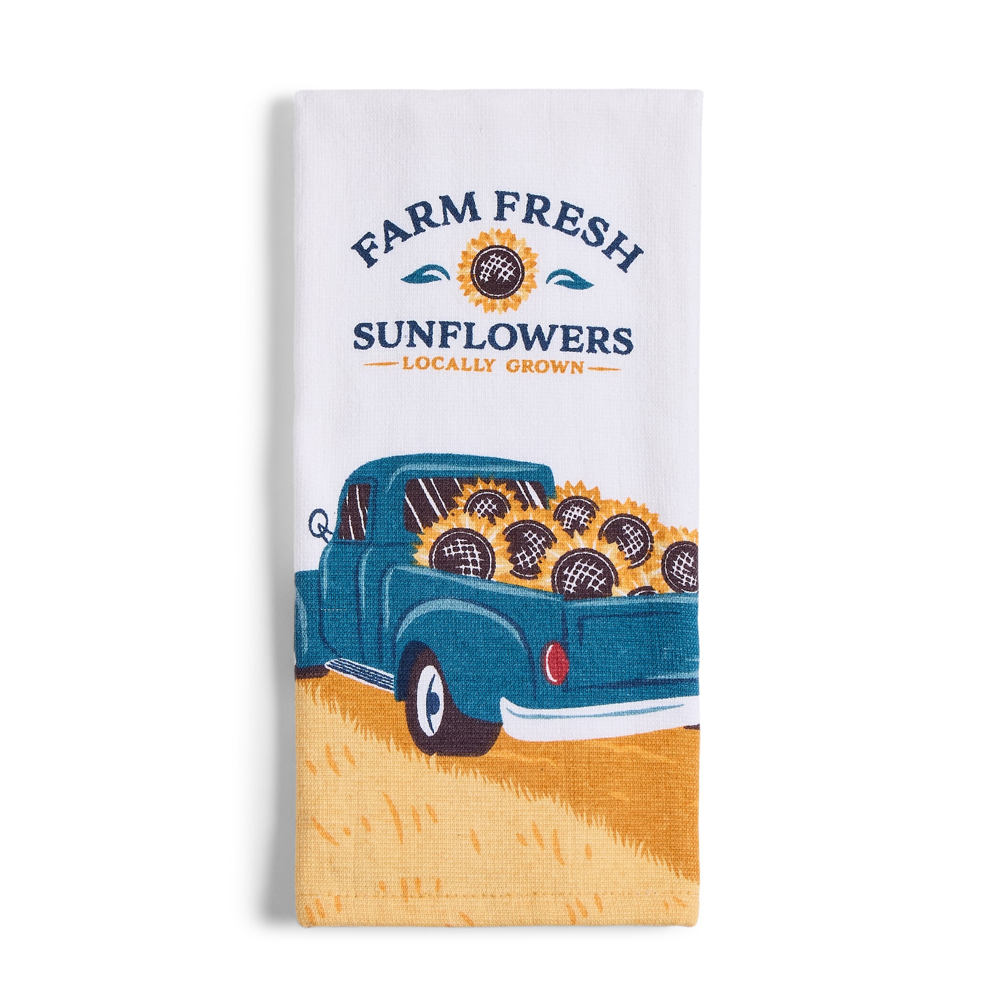 Layerings Sunflower Truck 2-pc. Kitchen Towel Set