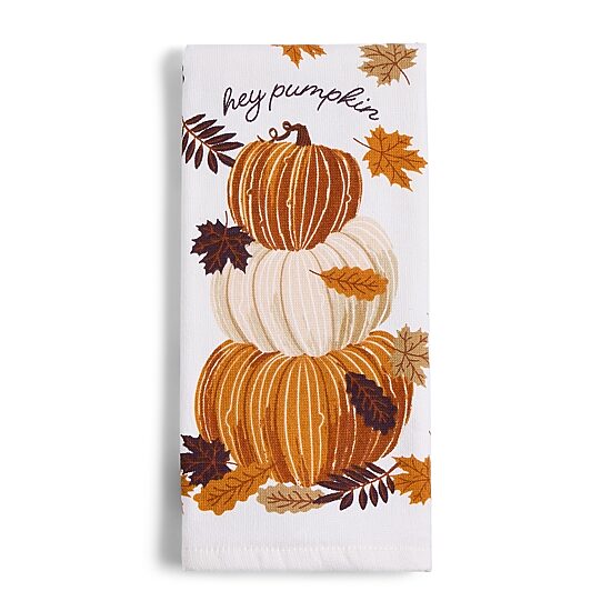 Layerings Hey Pumpkin Stack 2-pc. Kitchen Towel Set
