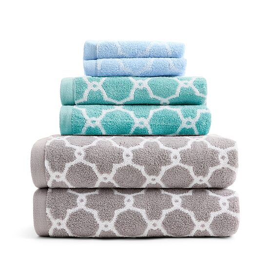 Liz Claiborne Signature Lattice Plush Bath Towel