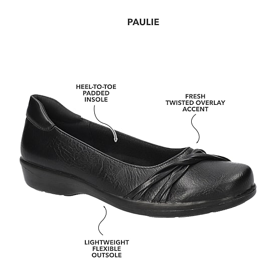 Easy Street Paulie Womens Round Closed Toe Slip-On Shoe