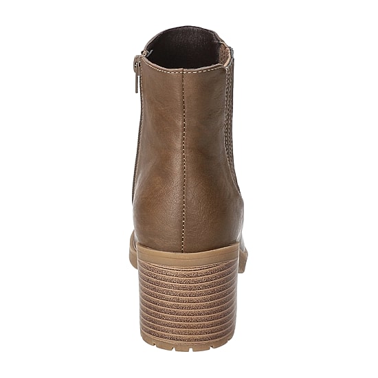 Easy Street Womens Tulsa Block Heel Booties