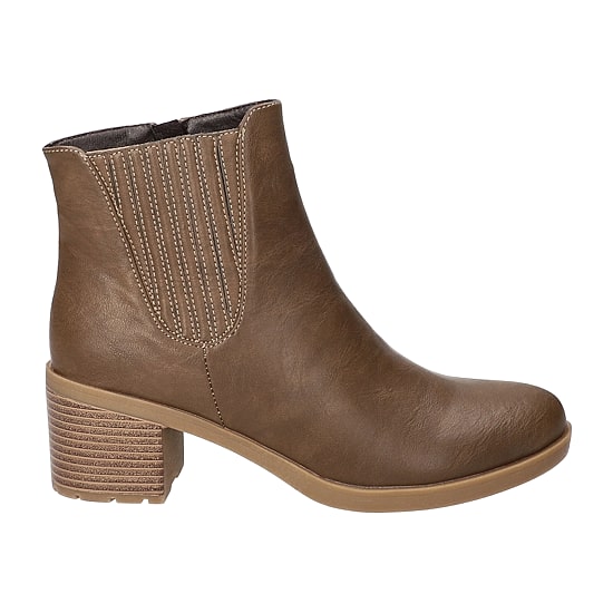 Easy Street Womens Tulsa Block Heel Booties
