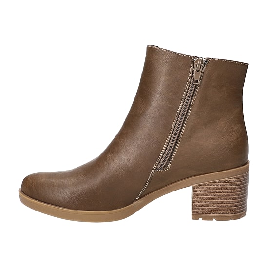 Easy Street Womens Tulsa Block Heel Booties