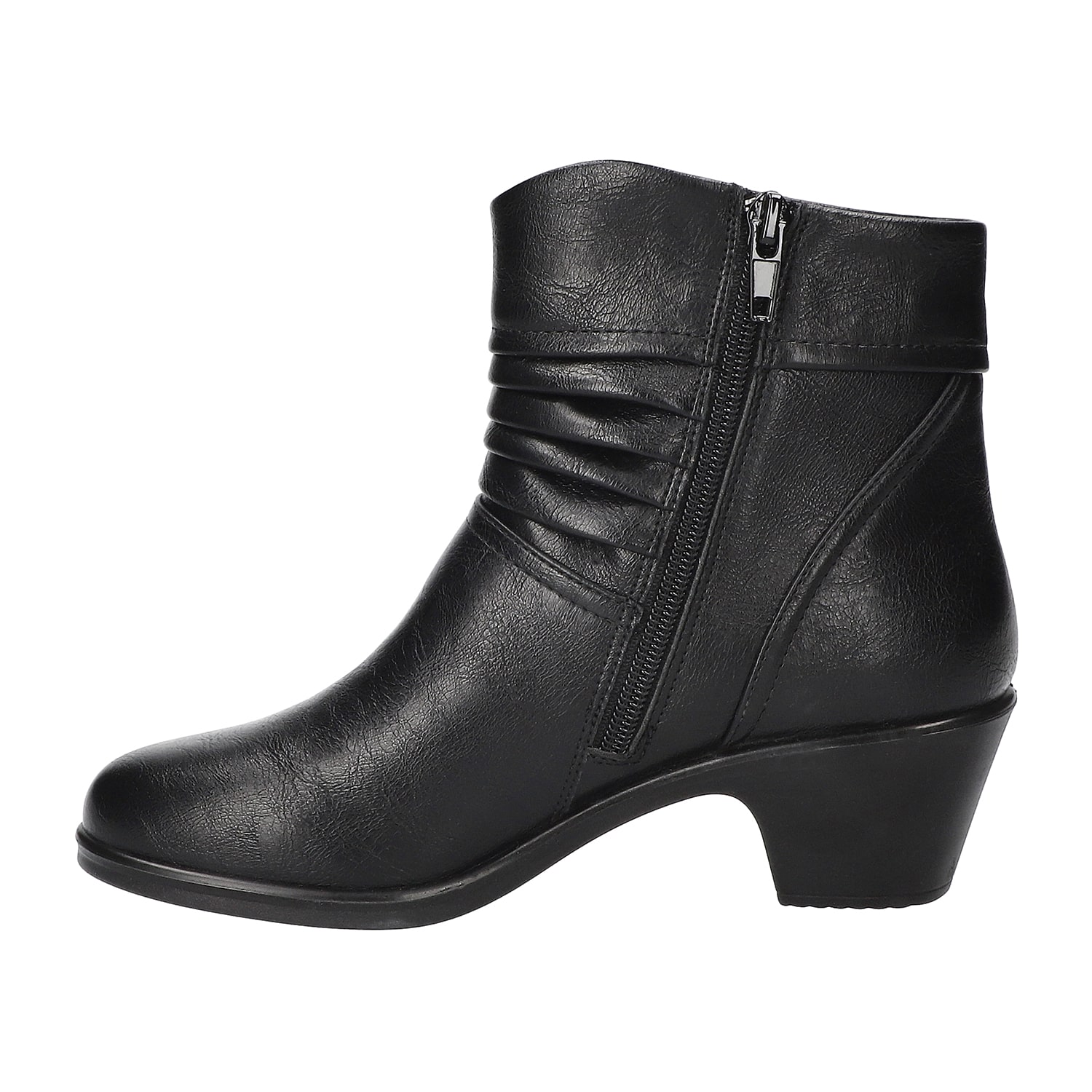 Easy Street Womens Bess Block Heel Booties