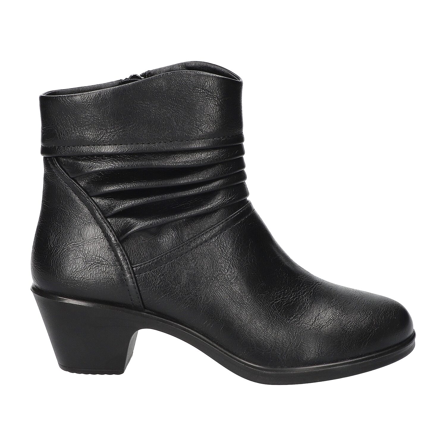 Easy Street Womens Bess Block Heel Booties