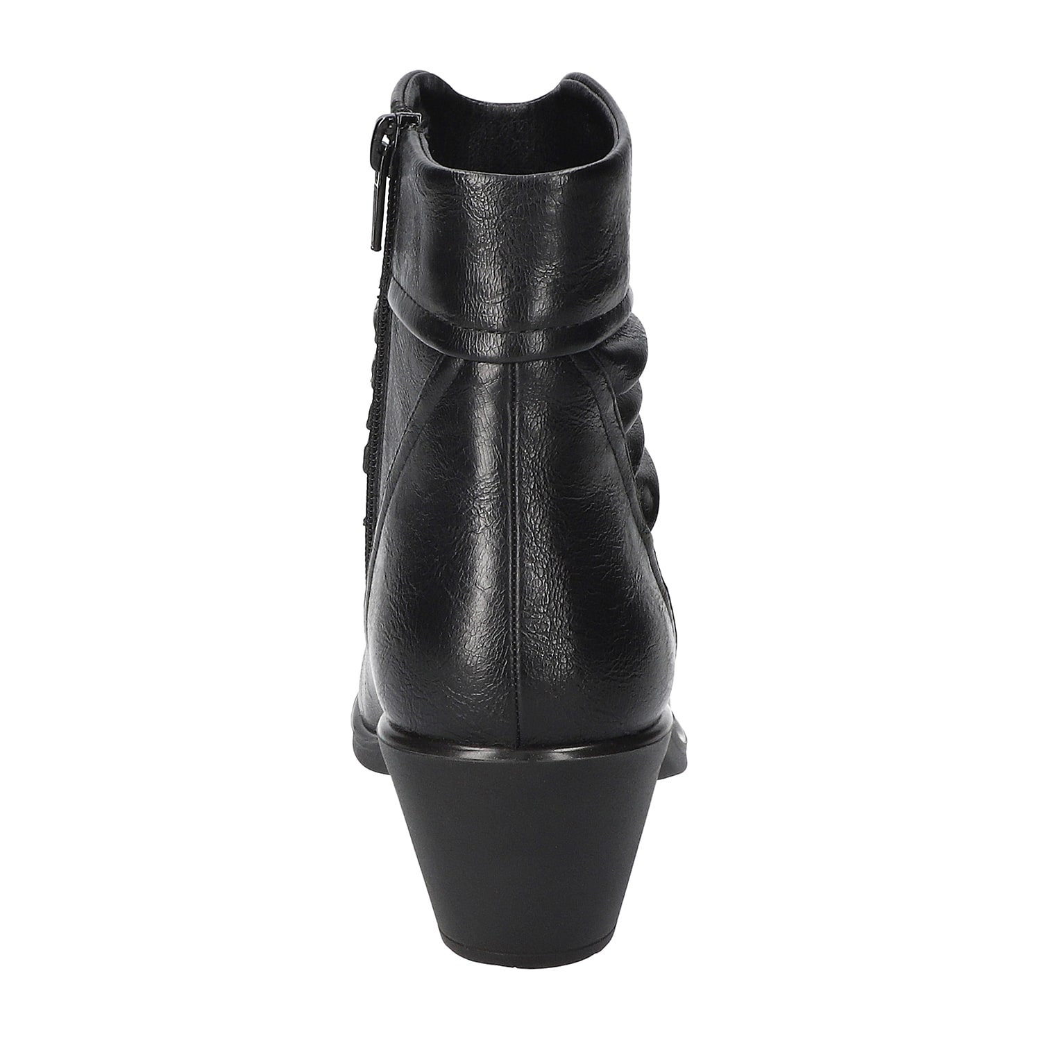 Easy Street Womens Bess Block Heel Booties