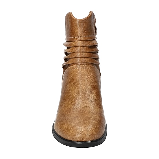 Easy Street Womens Bess Block Heel Booties
