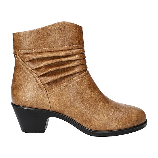 Easy Street Womens Bess Block Heel Booties