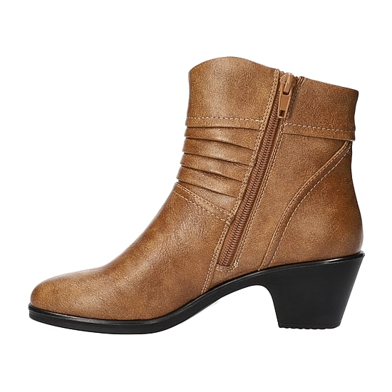 Easy Street Womens Bess Block Heel Booties