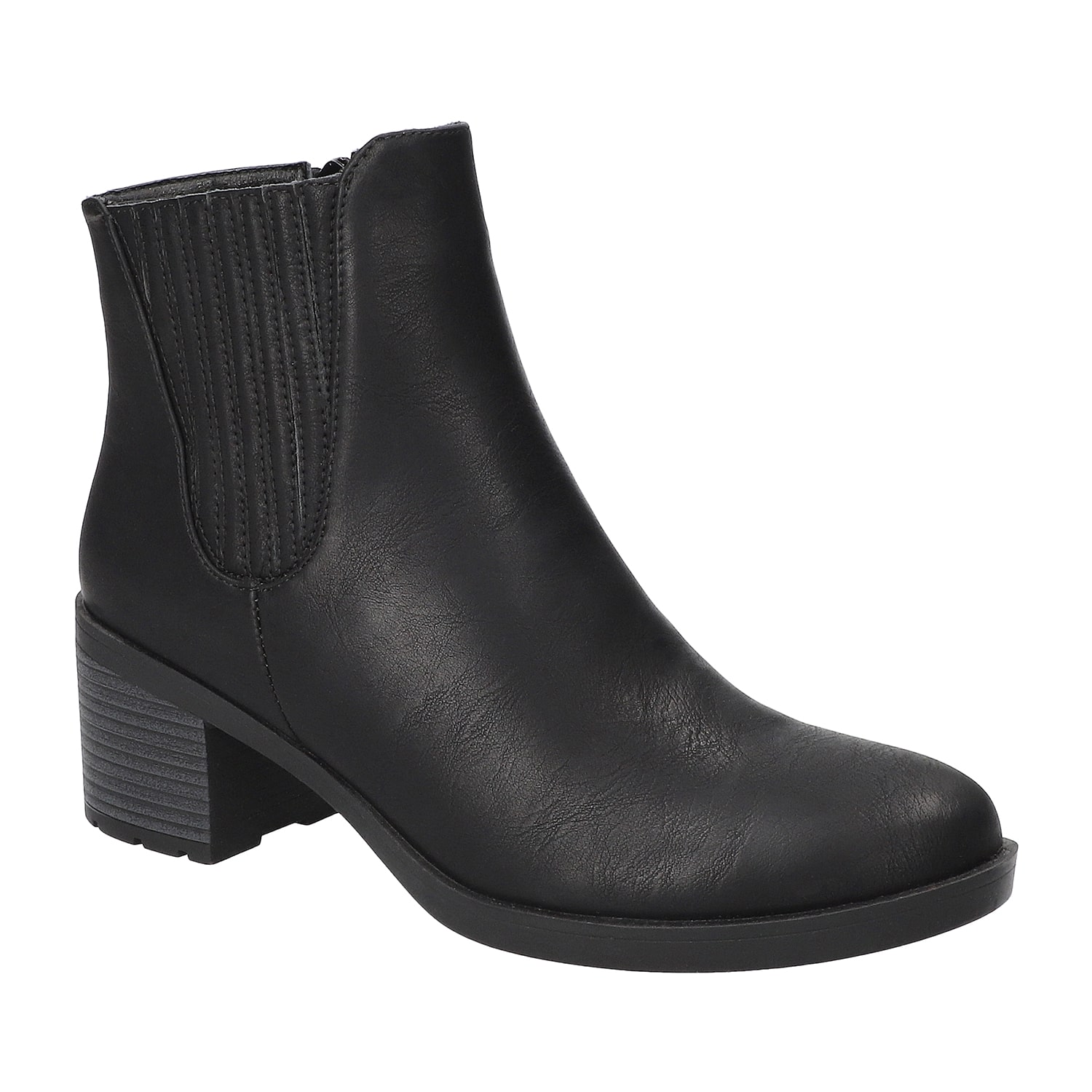 Easy Street Womens Tulsa Block Heel Booties
