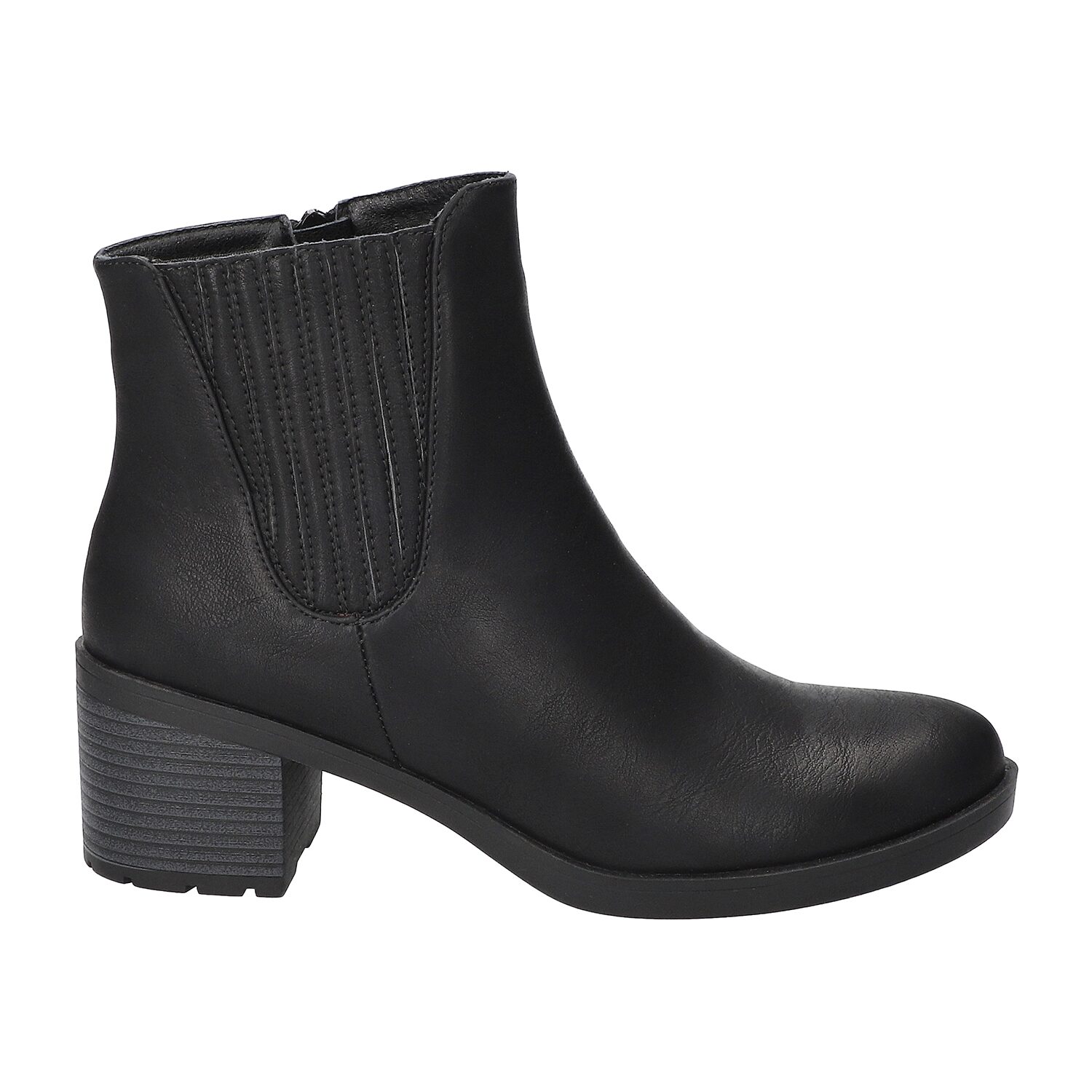 Easy Street Womens Tulsa Block Heel Booties